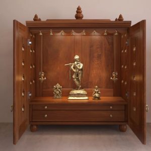 teak wood mandir